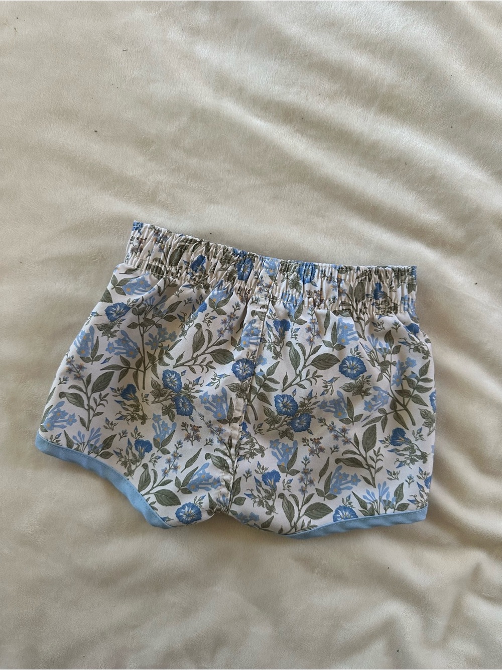 Starting Out Boys 18M Blue Floral Swim Trunks Botanical Print Lined - Picture 4 of 6